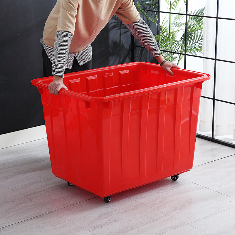 Plastic water tank large rectangular thickened water storage household storage breeding large capacity box with lid bubble tile square barrel