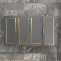 Customized space aluminum balcony top cabinet locker aluminum alloy hanging cabinet shoe cabinet bathroom cabinet upper hanging cabinet storage cabinet wall cabinet