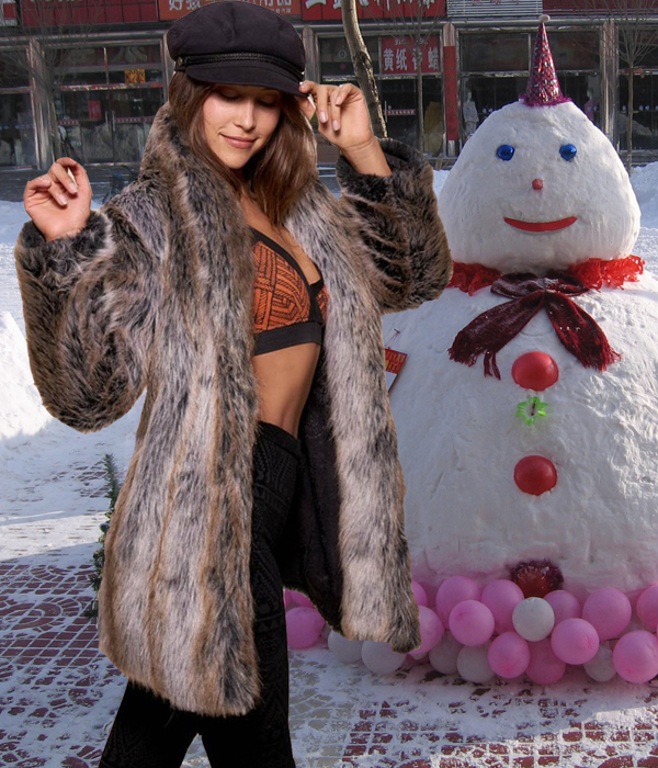 Imitation Fur Coat Women's Fur Coat