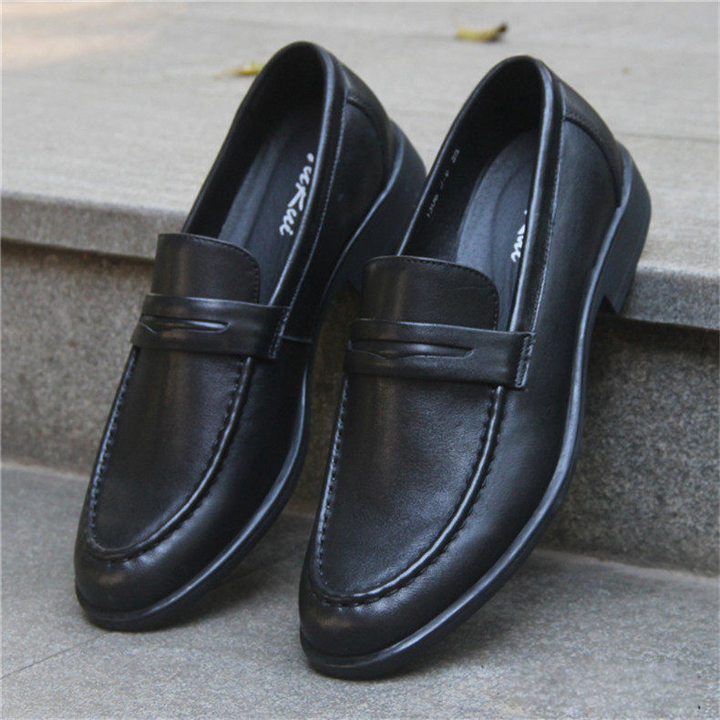 Foreign trade men's shoes fur business dress casual leather shoes head skin, leather foot, foot shoes, marriage shoes