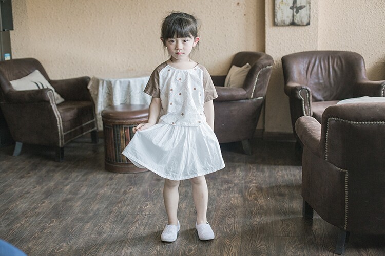 Jupe enfant en lin - Ref 2053129 Image 11