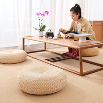 Futon cushion Japanese tatami rattan meditation mat Meditation mat Floor straw stool Floor pier kowtowing mat