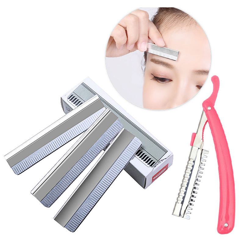 Photo studio makeup artist special eyebrow trimming blade sharp stainless steel eyebrow trimming blade men and women eyebrow trimming tool