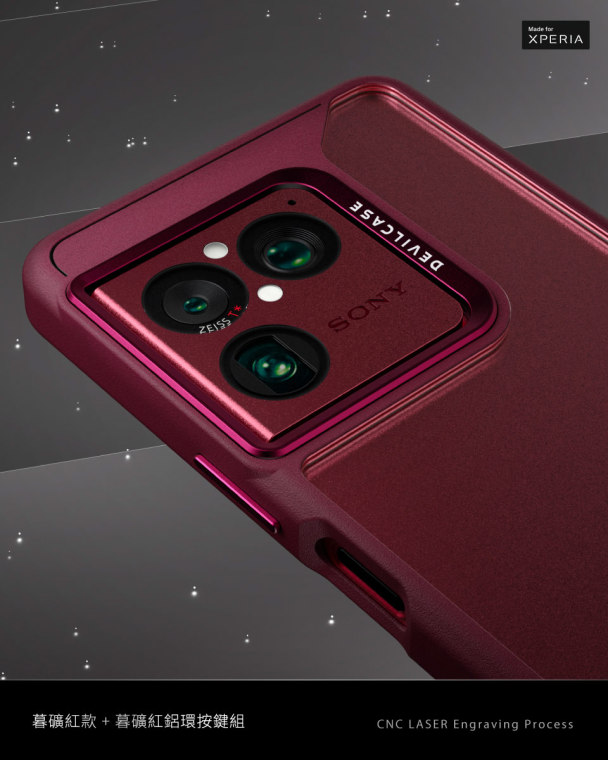 DEVILCASE Textured Transparent Sony Xperia Phone Case