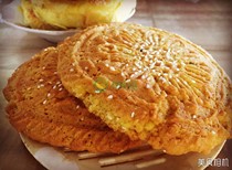 Inner Mongolia specialty sesame shortbread handmade pastry Wulanchabu peach crisp traditional flavor