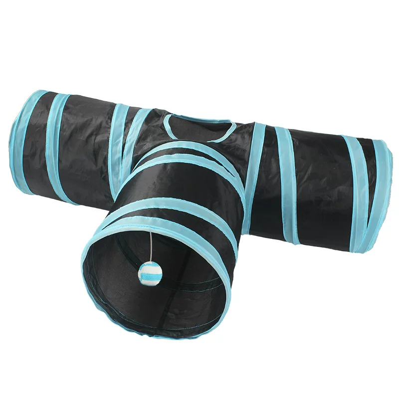 Rainbow tunnel, labyrinth, toy, foldable rabbit, cat, pet