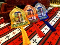 Tibetan car sachet sachet Tibetan Manibao Ten Phases of Freedom car hanging sachet hidden incense powder