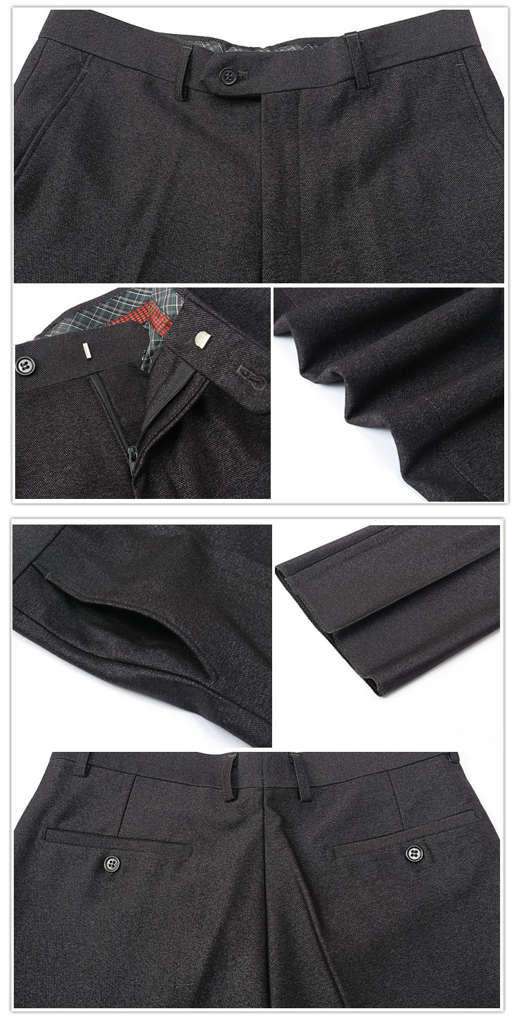 Pantalon droit en laine pour automne - Ref 1465752 Image 20