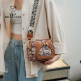 北包包 Шоппер, модная милая универсальная сумка на одно плечо, камера, сумка для техники, городской стиль, с медвежатами