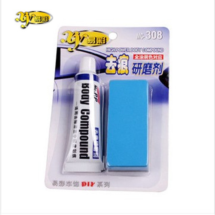Easy Color Removing Abrasive Abrasive Car Lights Burnishing Cream Repair Agent Painted Face Light Scratches Remover Repair Wax
