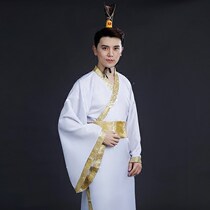 Wide-sleeved book adult ceremony male chivalrous costume Chinese adult Chinese culture retro style talent son ancient costume Hanfu