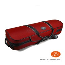 Free cloth PEDI PEDI steel bone structure luminous violin case Red 4 4 reflective strips plus dehumidification