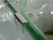 4 sets of idyllic walking fish tank cover stainless steel support frame folding corner bracket fish tank cover glass cylinder bracket