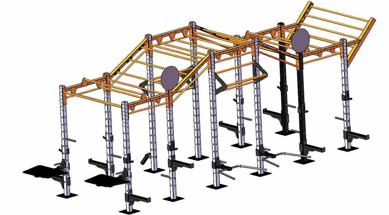 CF fitness shelves can be customized to do any size accessories selected free combination