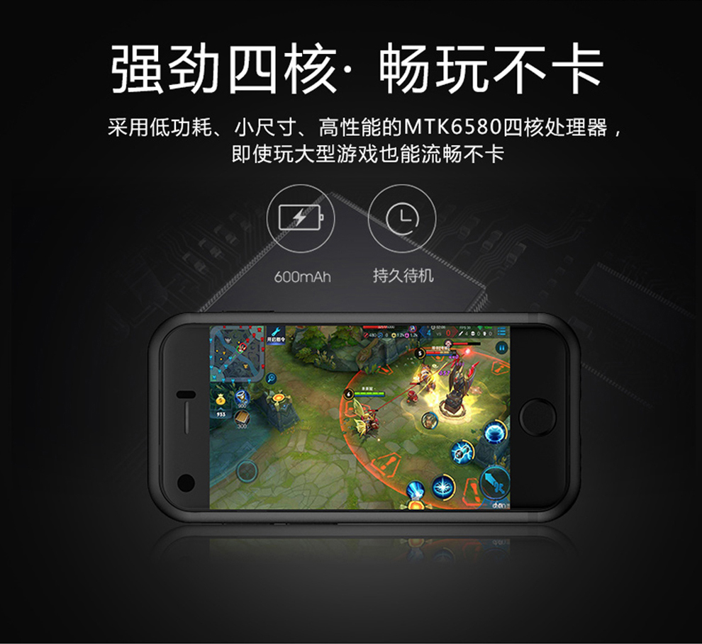 Full Netcom siêu nhỏ mini mạng nhỏ bỏ túi màu đỏ thẻ thông minh Android phụ tùng điện thoại di động nhỏ SOYES / Suoye 7S - Điện thoại di động điện thoại oppo