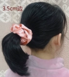 Шелковый хвостик, шелковая резинка для волос, ретро аксессуар для волос, японские и корейские