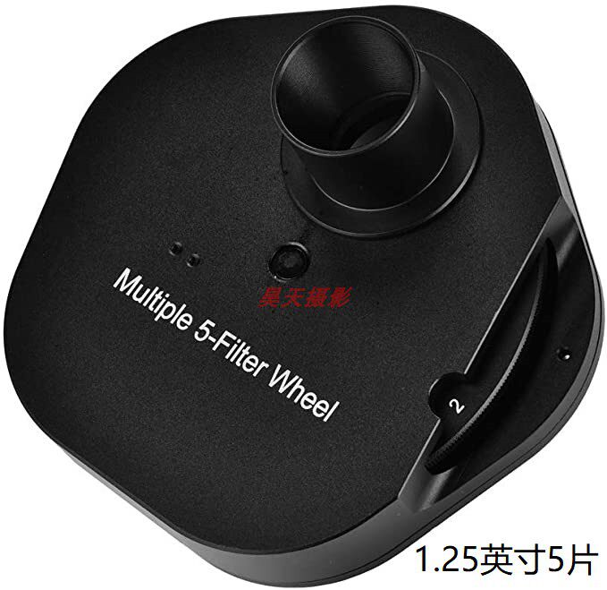 1 25-inch manual filter wheel color filter 5-piece black and white freezing camera CCD astronomical telescope accessories