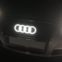 Audi luminous car Mark light tremolo explosive streamer dynamic welcome LED highlight net light A4LA6LQ3Q5Q7