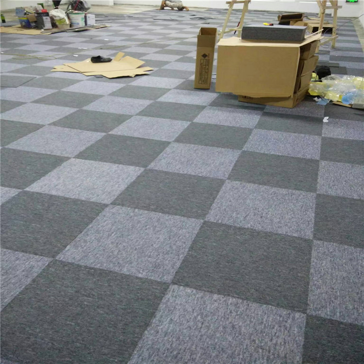 Kỹ thuật văn phòng thảm thảm gạch mosaic dày PVC văn phòng duy nhất phòng họp phòng bi-a Kinh doanh Xây dựng - Thảm thảm lông lót sàn