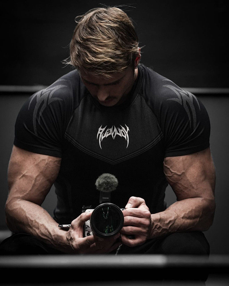 Brother, спортивная быстросохнущая дышащая эластичная футболка с коротким рукавом, в американском стиле, в обтяжку 