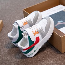 Babu Bean Children Sneakers Shoes 2021 New Small White Shoes Spring Autumn Shoes Elementary School Kids Casual 100 Hitch Sneakers