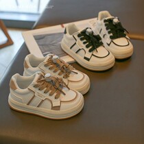 Babu Bean 2022 Spring New Children Sneakers Baby Shoes Boys Shoes Mid Size Children Shoes Korean Version Girl Hugh