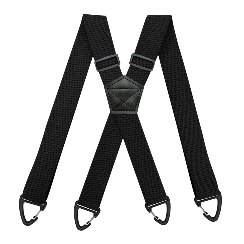 Men's Suspenders with Hook Fasteners, New Style Four-Hook Suspenders for Dress Pants, Business Elastic Shoulder Straps for Middle-Aged and Elderly Men