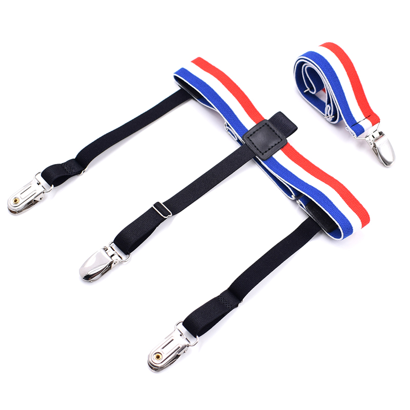Bộ đồ vest trắng cổ áo phù hợp với áo sơ mi kẹp chống nhăn chống trơn trượt dây nịt tất