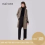 Naivee Nawei 2019 mùa thu và mùa đông của phụ nữ áo hai dây retro nhỏ - Business Suit quần áo nữ đẹp