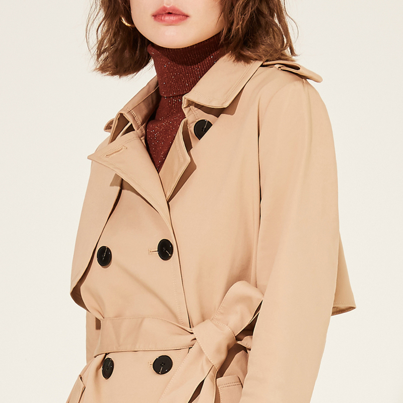 Trench pour femme NAIVEE   en Coton - Ref 3228320 Image 3