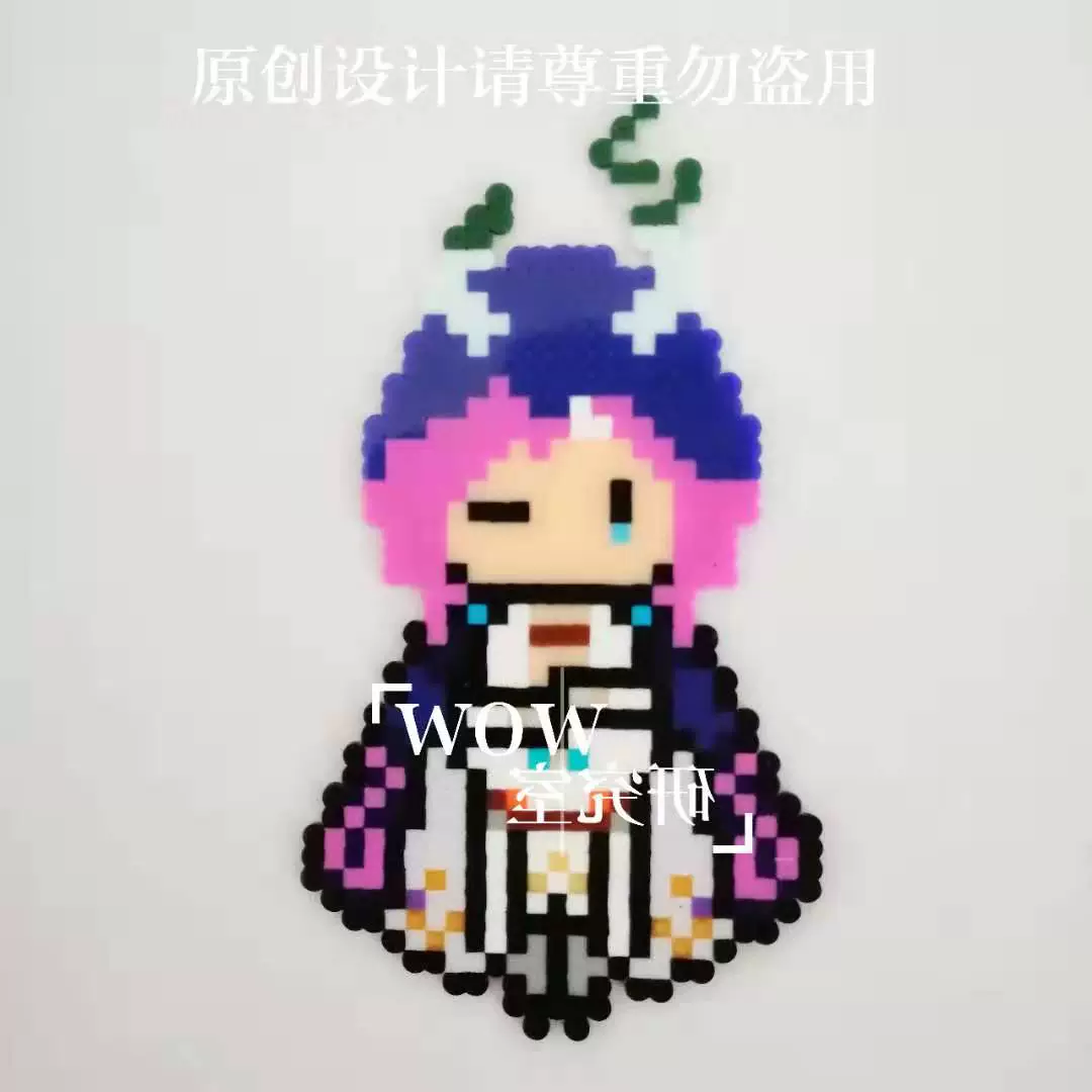 Phòng nghiên cứu WOW thiết kế ban đầu pixel sp phong cách thần Cangfeng Yimule với mặt dây chuyền Onmyoji Pindou xung quanh - Game Nhân vật liên quan