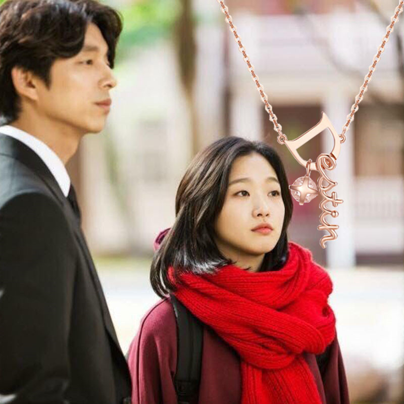 Lonely and brilliant Ghostbusters gold high silver Tongan necklace female Korean drama pure silver Mao coat necklace 2022 New wave