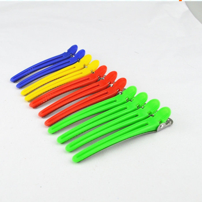Student Beauty Hair Crocodile Clips Wholesale Haircuts Tools Clips Long Mouth Cut Hair Clips Haircut shop clips No-dent clips