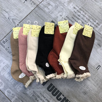 2020 new three-point bamboo charcoal lace socks cute lace Korean bamboo fiber short tube cotton socks non-slip shallow socks