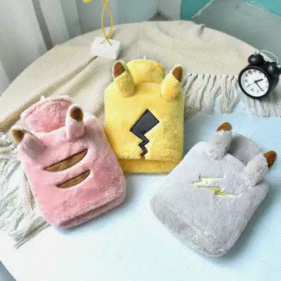 Hot water bag water filling cute plush rubber meddling water bag female students old-fashioned water hand warmer treasure New