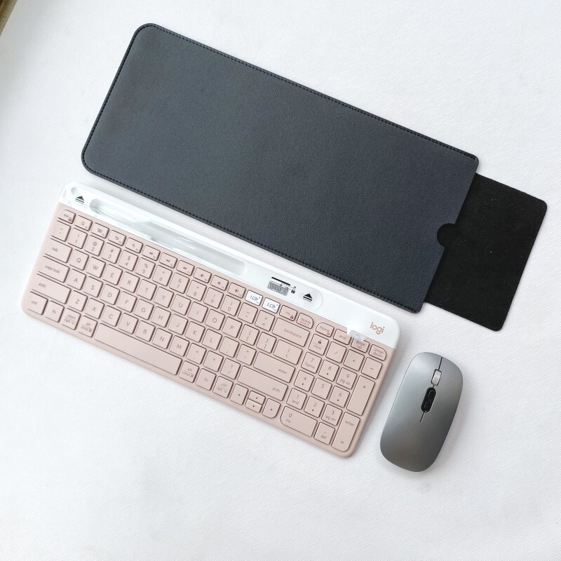 K580 Keyboard Storage Bag Waterproof K251 Bluetooth Keyboard Protective Case with Numeric Keys Extended Keyboard Inner Bag