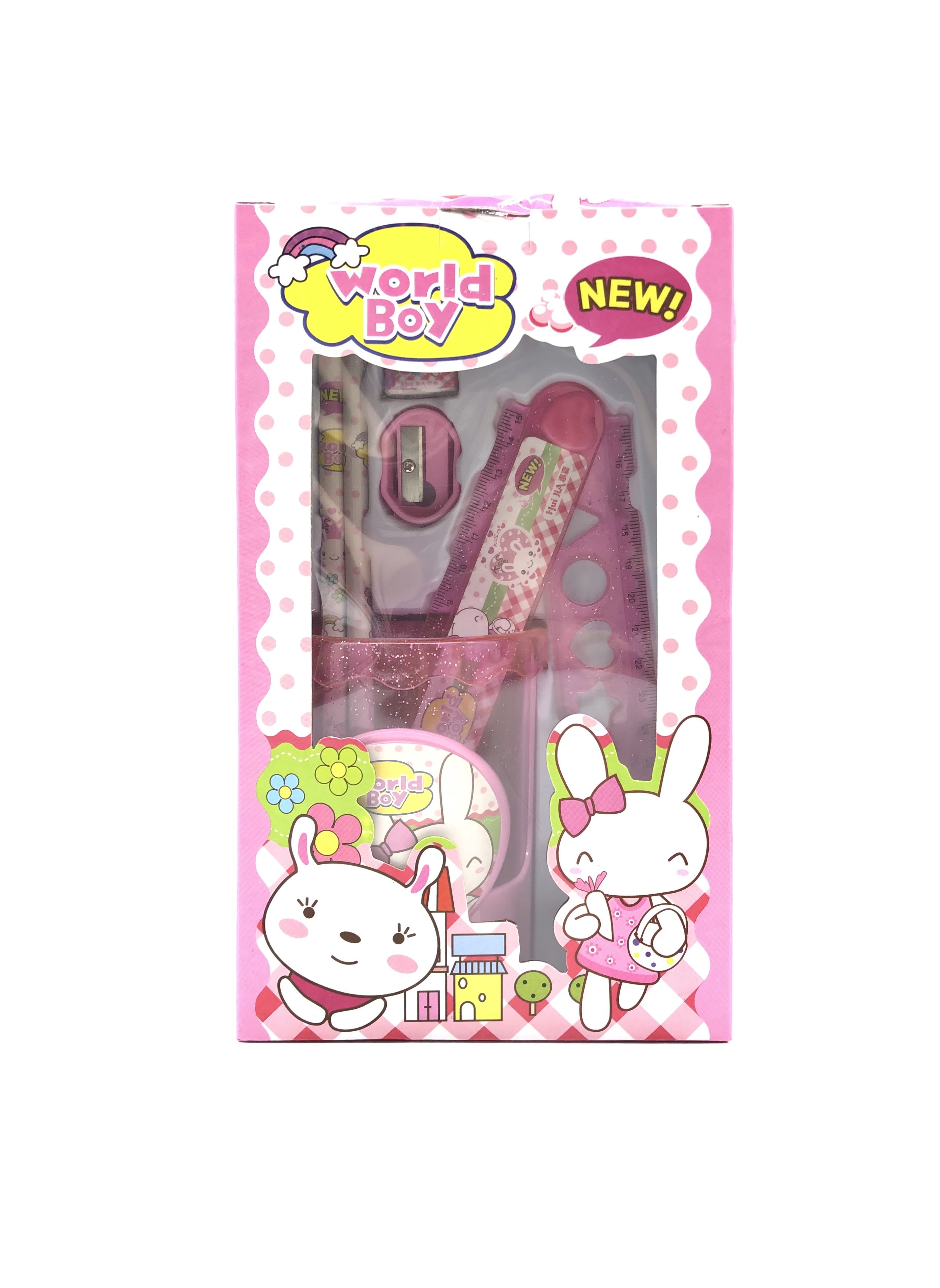 Christmas Elementary School Kids Creative Pen Holder Gift Stationery Suit Gift Box Children Kindergarten Prizes Gift