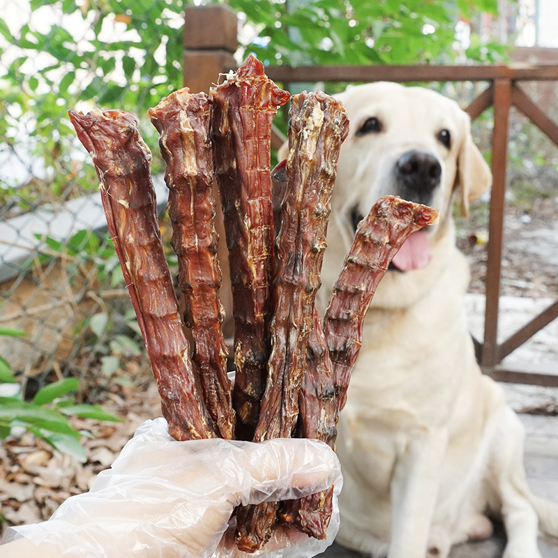 Baking Duck Neck Pet Snacks Pooch Grindle Meat Strips Meat Dry Labrador Juvenile teeth resistant to biting bones