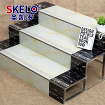 San Carlo tile full cast glaze Stair stepping tile Floor tile One-piece step brick processing custom vitrified brick