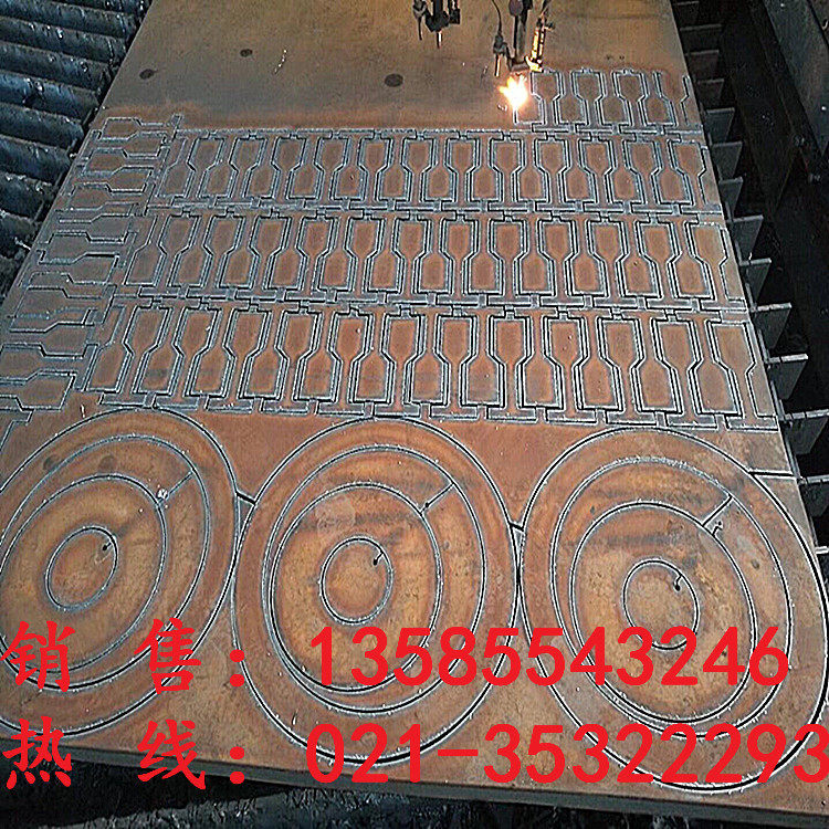 Shanghai processing custom 45# steel plate cutting 16Mn steel plate Q345B steel plate cutting Q235B medium thick plate