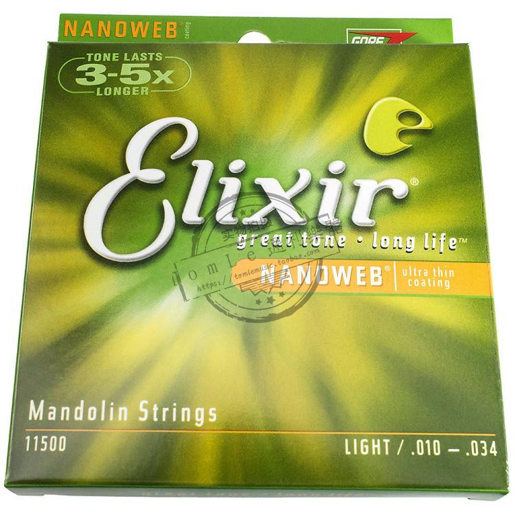 X list price 9 fold Elixir Illyx 11500 11525 mandolin string brass ultra-thin film