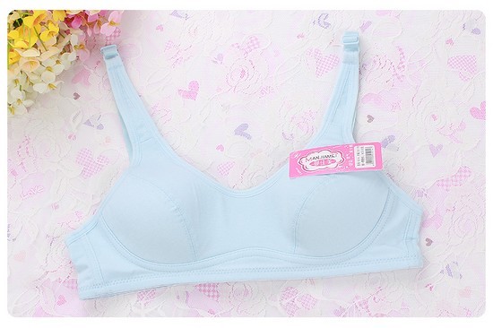 Học sinh trung học kích thước lớn phù hợp với đồ lót cô gái không có vòng thép áo ngực cô gái phát triển thời kỳ mỏng phần bông nhỏ ngực áo ngực đồ lót học sinh