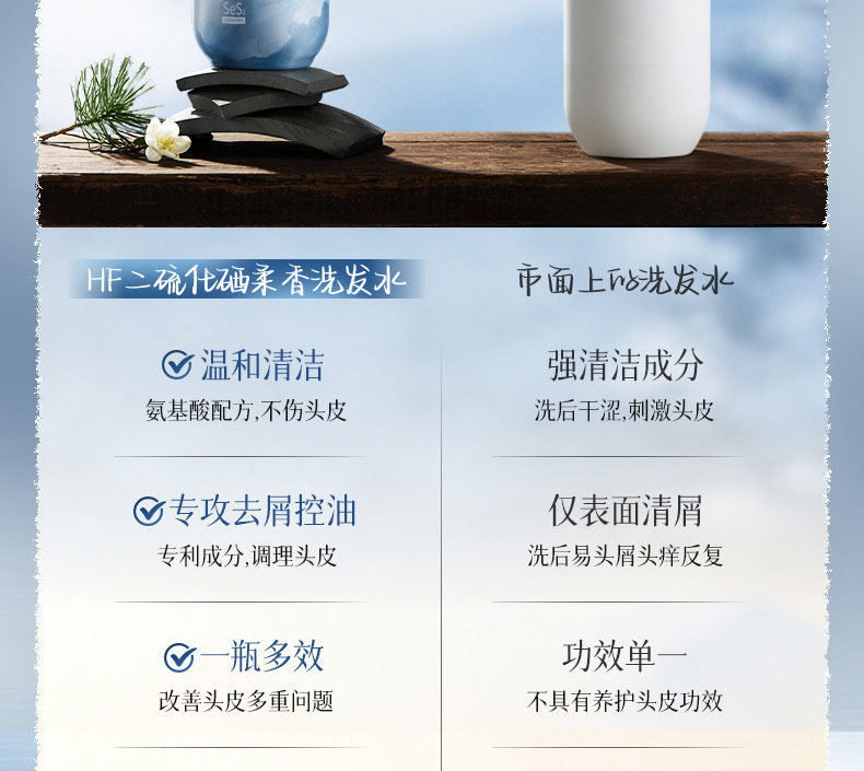 安享好物 安享A级洗发水-韩方五谷二硫化硒 柔香洗发水