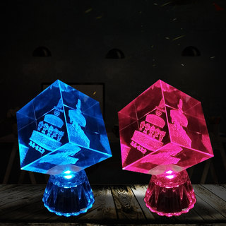 聚厚缘礼品北京体育场馆留念纪念品 庆典生日节日礼物发光摆件