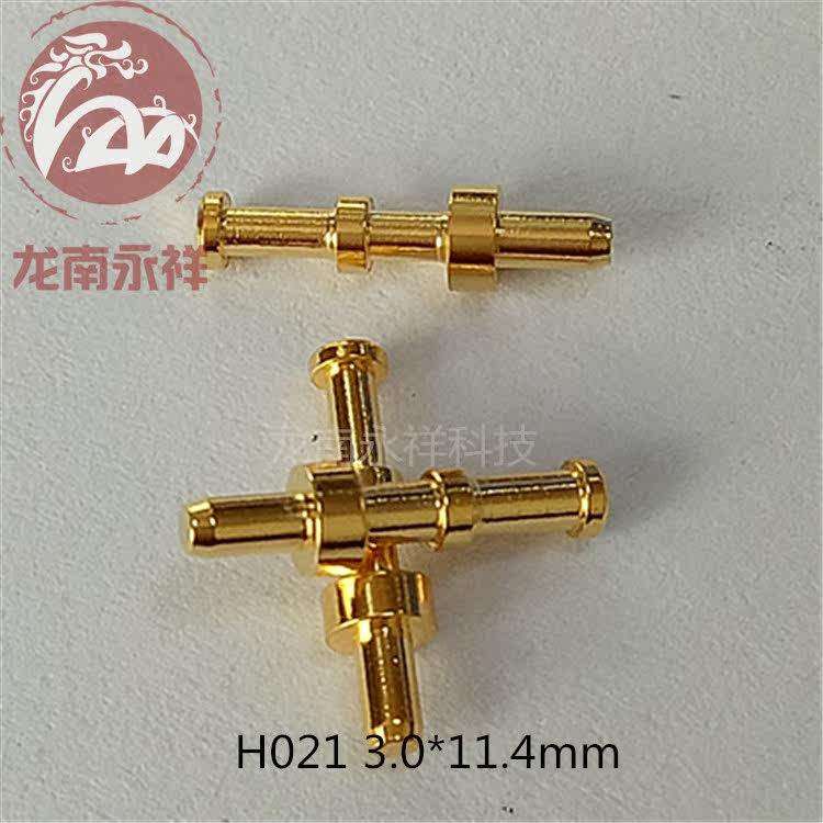 20A high current gold-plated copper needle positioning pillar female probe conductive copper thimble contact point hardware car pin H021