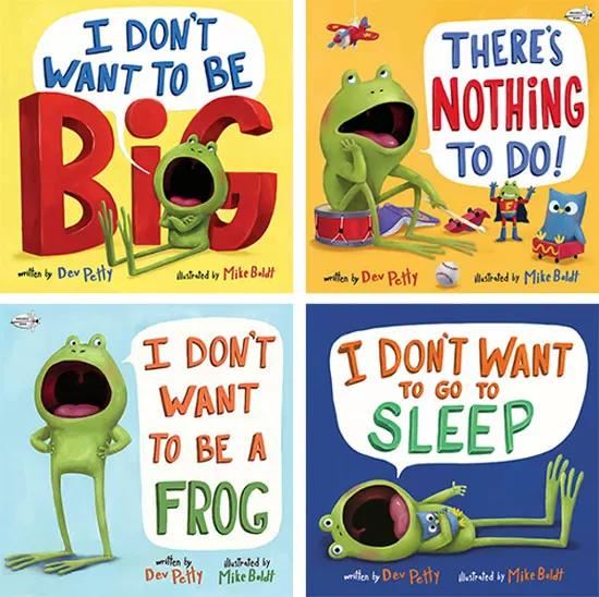 [Английская версия серия Frog 4 тома I Don't Want to Be a Frog 我不想成为一只青蛙 There's Nothing to Do юмористическая Dev Petty]