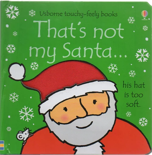 USBorne Английский оригинал Это не мой Санта... Это не мой Санта-Клаус детское веселье прикосновение.