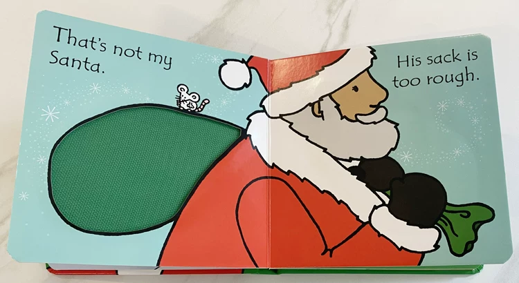 USBorne Английский оригинал Это не мой Санта... Это не мой Санта-Клаус детское веселье прикосновение.