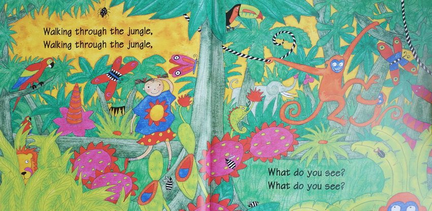 Walking Through The Jungle English Original Children S