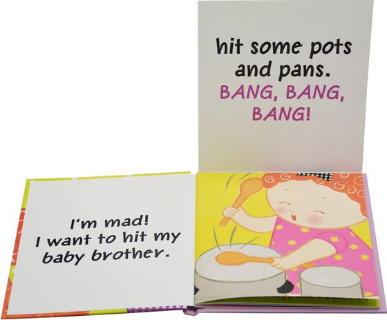 KarenKatz Karen Katz GoodManners 4 volumes hardcover flip book baby etiquette NoHitting/biting/Excuseme/ICanShare social life good habits emotion management